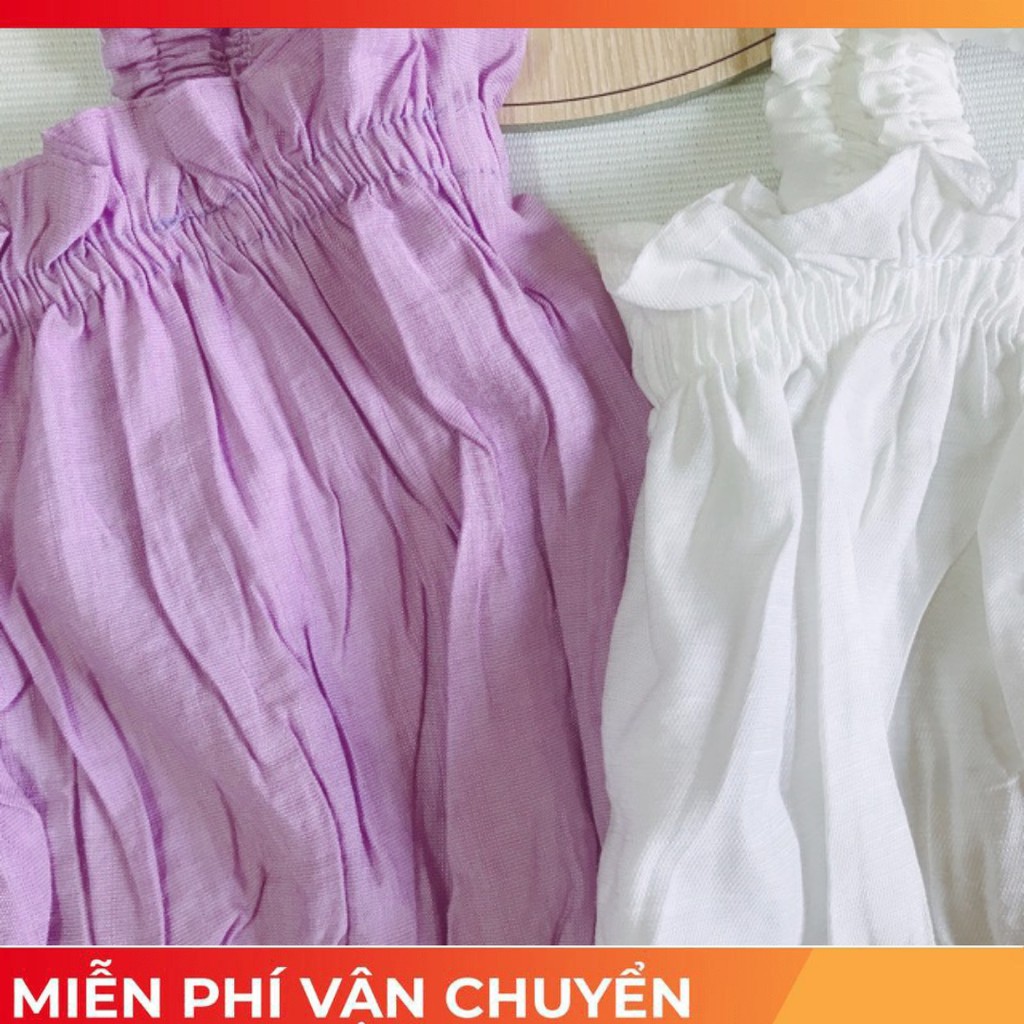 Áo Croptop 2 Dây Đũi 🦋 Áo Dây Thun Nữ Viền Bèo 2 Màu 41 | BigBuy360 - bigbuy360.vn