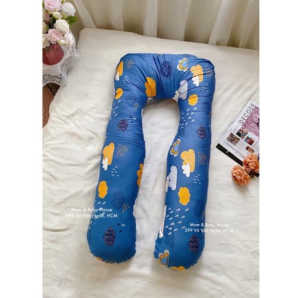 Gối ngủ kê bụng bầu Gối ôm ngủ đa năng cho các bà bầu