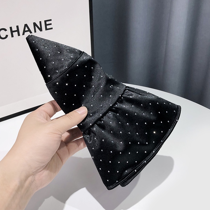 Mũ Tai Bèo Vành Rộng Đính Đá Phong Cách Phương Tây Thời Trang Mùa Hè Cho Nữ