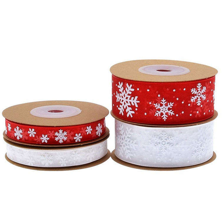 Cuộn dây ruy băng 10mm /25mm 10m trang trí giáng sinh