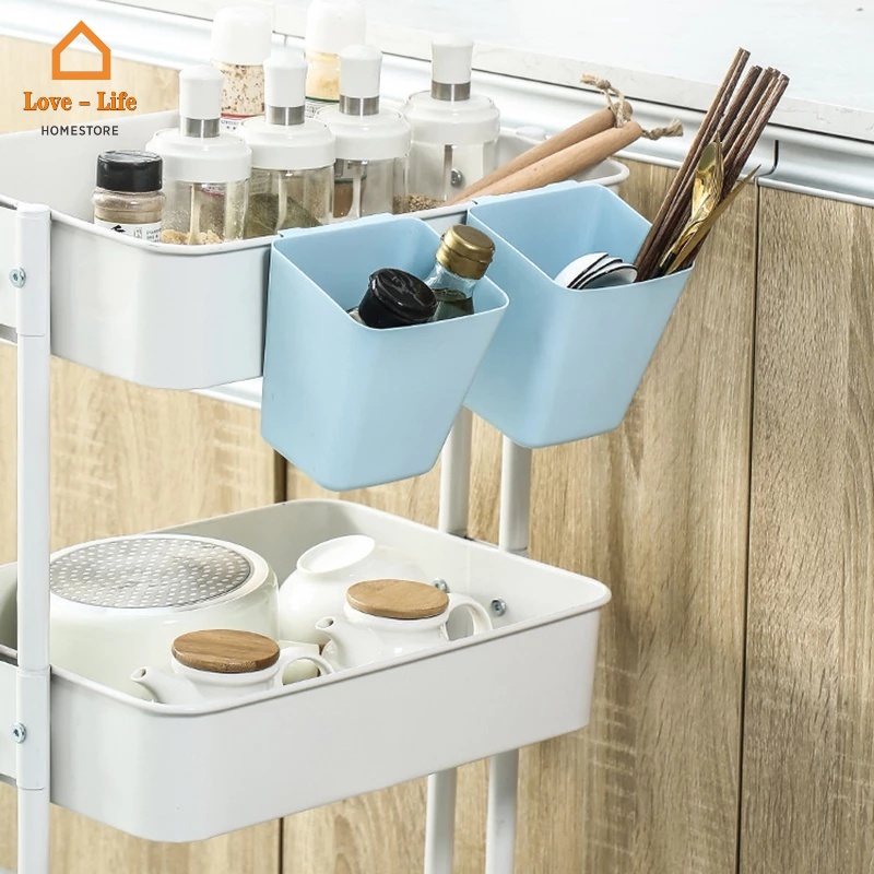 Hộp Đựng Đồ Dùng Để Bàn Thiết Kế Nhỏ Gọn Tiện Dụng Cho Nhà Bếp/ Phòng Tắm/ Nhà Bếp