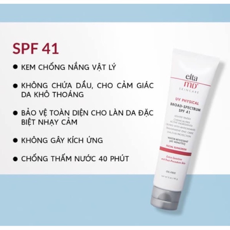 [Sample 2g] Kem Chống Nắng ELTA MD (SPF41- 40 - SPF46)