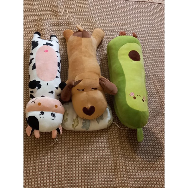 Gấu Bông Chó Mũi Tim Cao Cấp Thú Nhôi Bông Chó Ngủ Siêu Mềm Mịn Dễ Thương