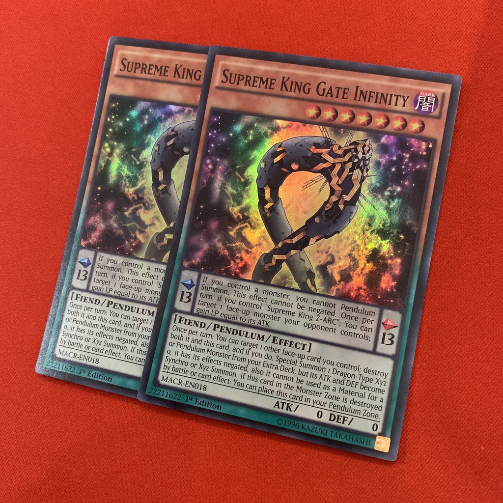 [EN][Thẻ Bài Yugioh Chính Hãng] Supreme King Gate Infinity