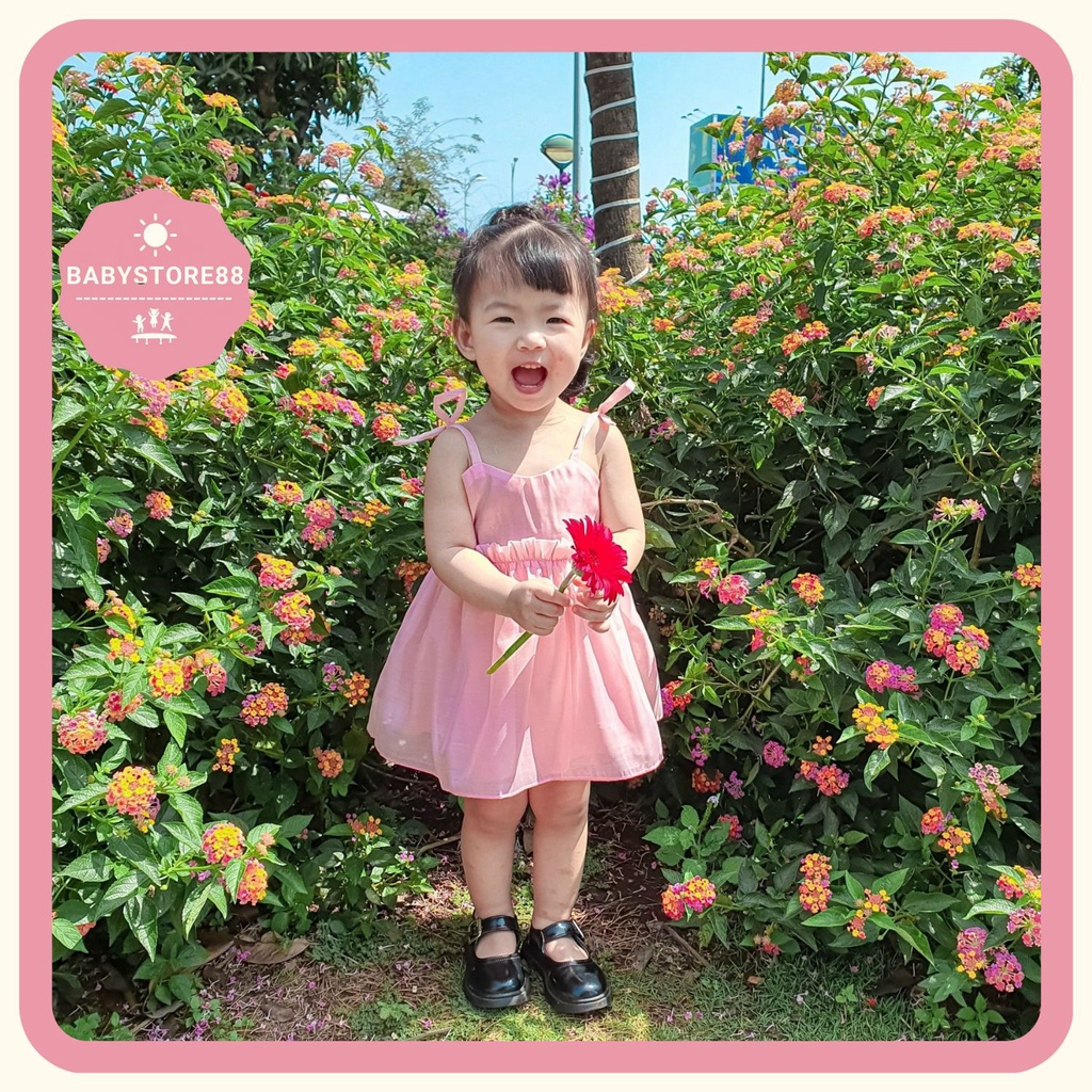 Váy bé gái mùa hè 1.2.3.4.5 - 8 tuổi BABYSTORE88 đầm công chúa thiết kế xinh xắn thời trang cao cấp cho bé