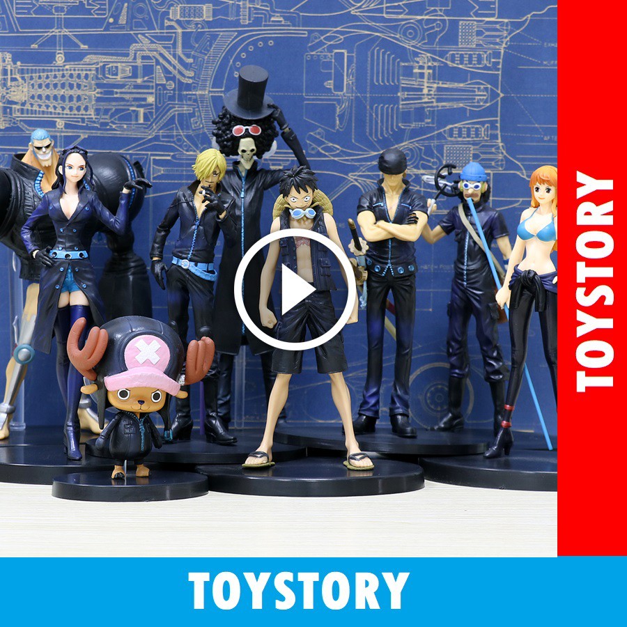 Bộ 9 Băng Hải Tặc Team Luffy Mũ Rơm One Piece Film Gold Tony Chopper 20cm Đồ Chơi Figure