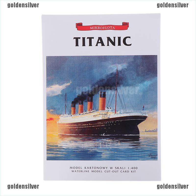 Mô Hình Tàu Titanic 3d Bằng Giấy Tỉ Lệ 1: 400