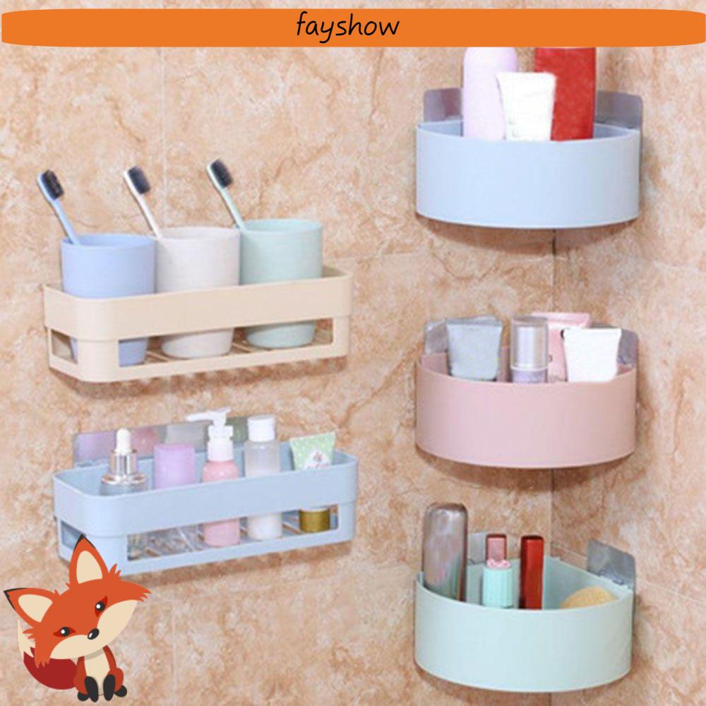 Giá Đỡ Đựng Xà Phòng Bằng Nhựa Gắn Góc Tường Không Cần Đinh Tiện Dụng Cho Phòng Tắm