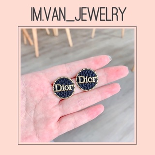 Bông tai, khuyên tai cao cấp dior thương hiệu dành cho nữ