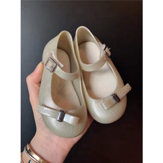 Giày thạch khiêu vũ công chúa Melissa đầu vuông đính nơ 2022 cho trẻ em