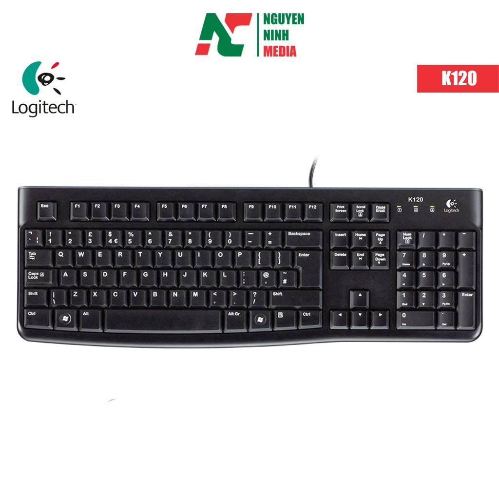 (Hàng Chính Hãng) Bàn phím Logitech K120 - Digiworld Phân Phối