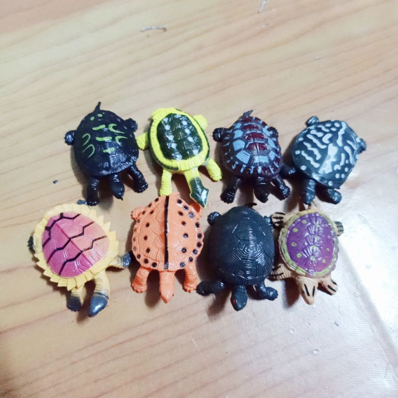 Mô hình con rùa, con ếch và con sâu giả trang trí tiểu cảnh