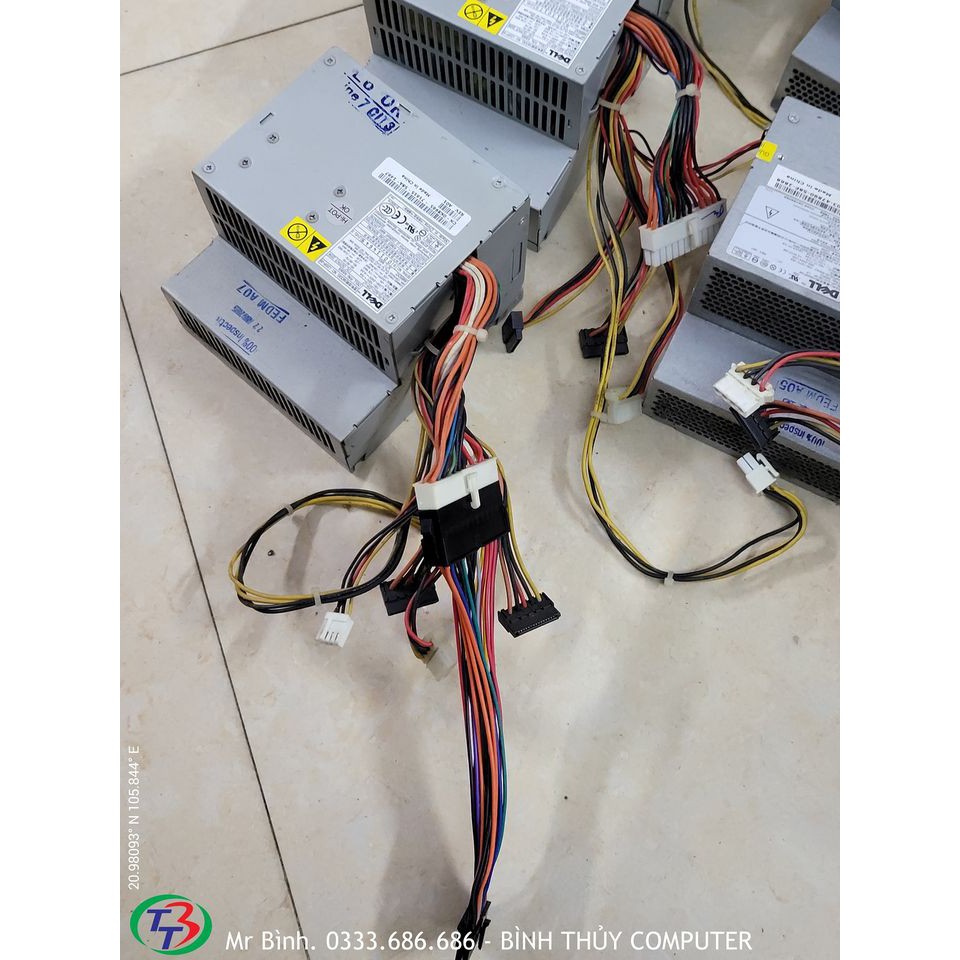Nguồn DELL 745.755.380 kèm dây nối sang DELL 760.780.960.980 DELL SFF + DELL DT + DELL MT