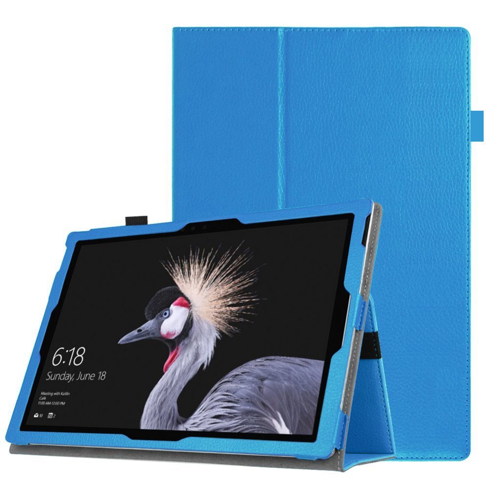 Bao da màu trơn có giá đứng cho Surface Pro 2017 / Surface Pro 3 / Surface Pro 4