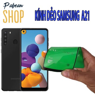 Cường lực dẻo Nano FULL MÀN 100D cho SAMSUNG A21
