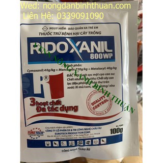 Ridoxanil 800WP Đặc Trị Đốm Lá Hoa Hồng - Ridoxanil 800WP
