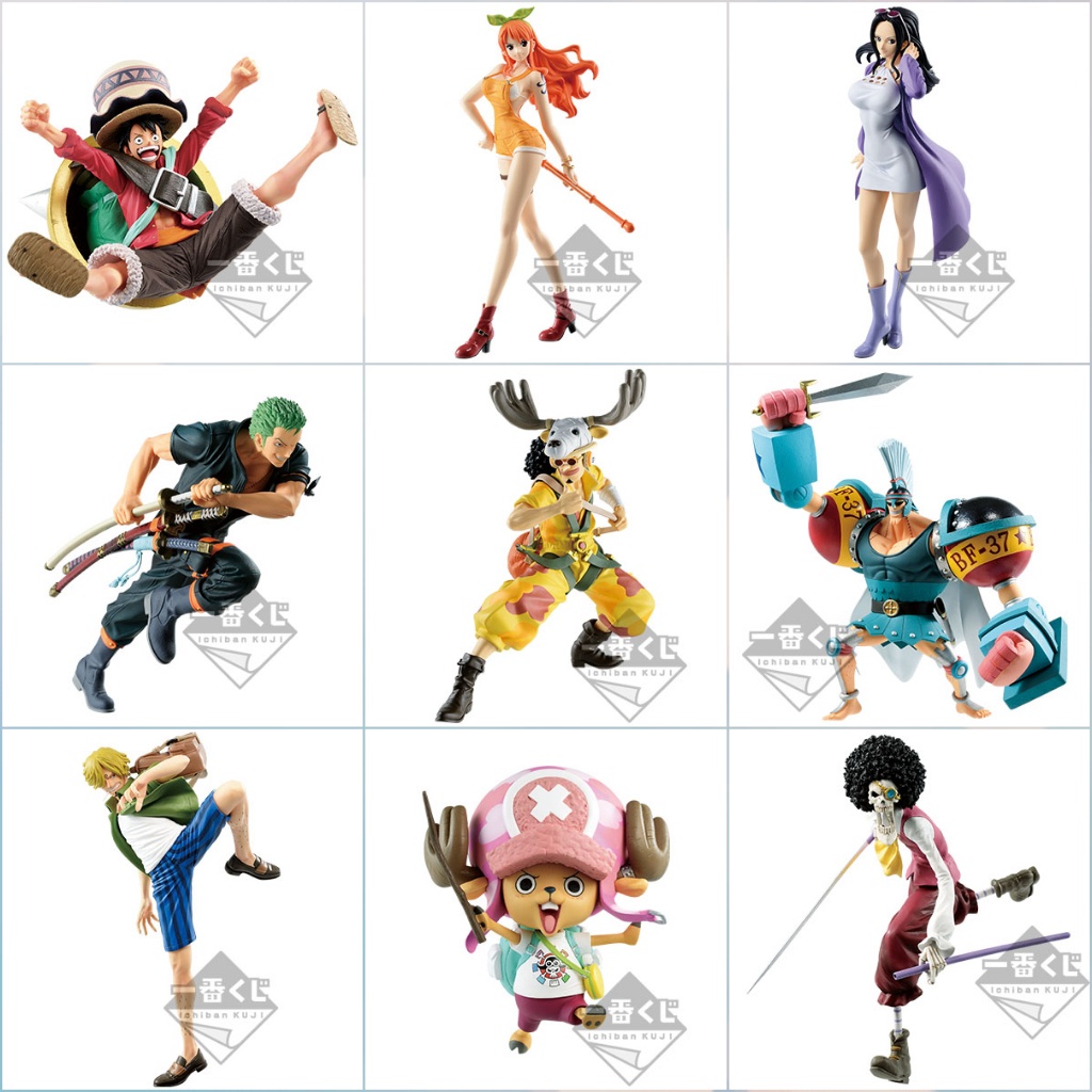 Mô hình One Piece chính hãng - Bộ ONEPIECE - ICHIBAN KUJI ver STAMPEDE