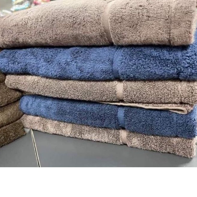 Khăn tắm Cotton xuất khẩu cỡ lớn 60x120, Hàng Việt Nam xuất khẩu chất lượng cao, Màu không phai, dày dặn, thấm hút tốt