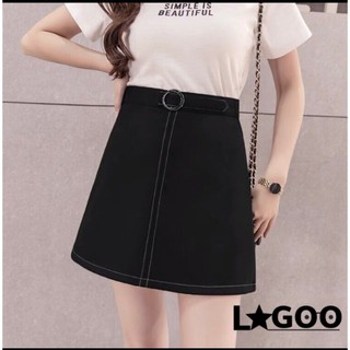Chân váy chữ a giả bò thắt lưng kèm quần chống lộ hàng chất xịn loại 1
