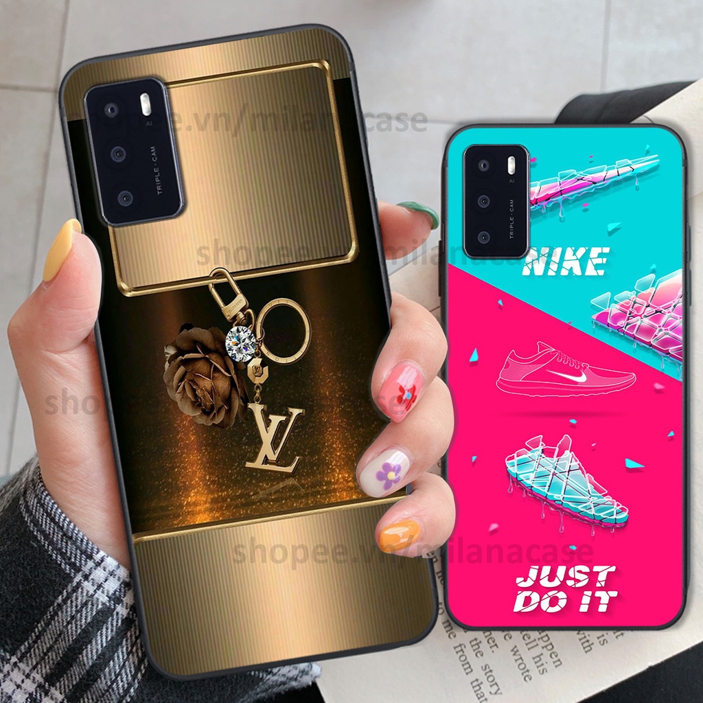Ốp Oppo A16 in hình các thương hiệu nổi tiếng sang chảnh, đẳng cấp, cá tính