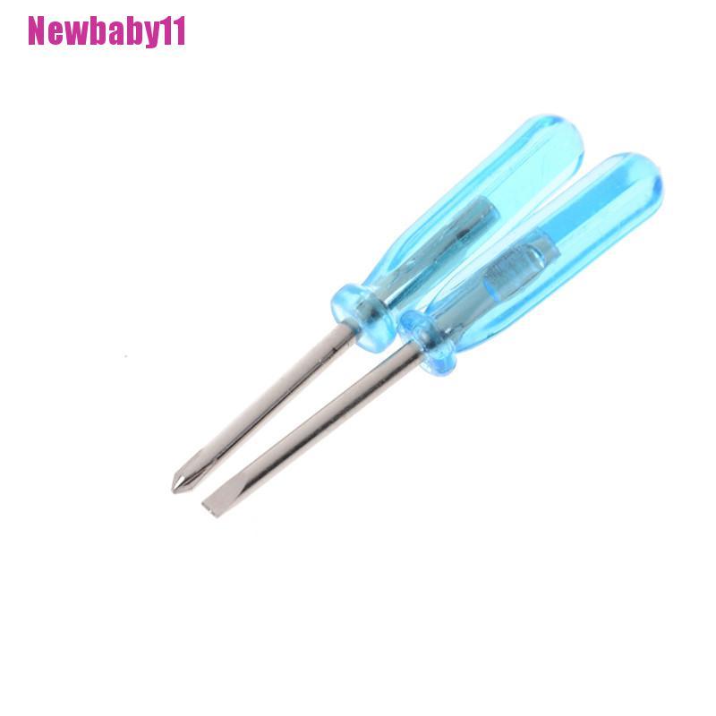 Set 10 / 10 Tua Vít Đầu Dẹt Mini Cầm Tay Bằng Nhựa Tiện Dụng