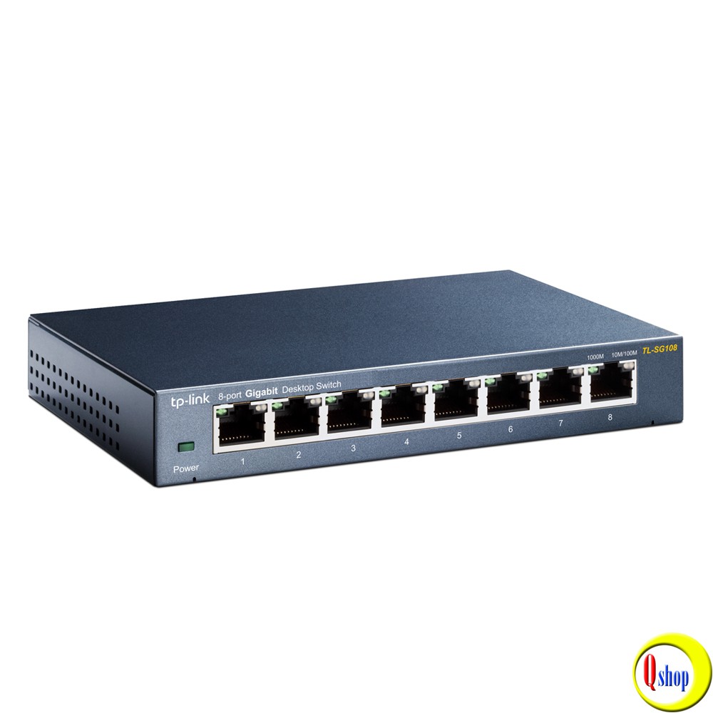 Bộ chia mạng 8 cổng 1 Gigabit TP-Link TL-SG108 vỏ thép - Chính hãng