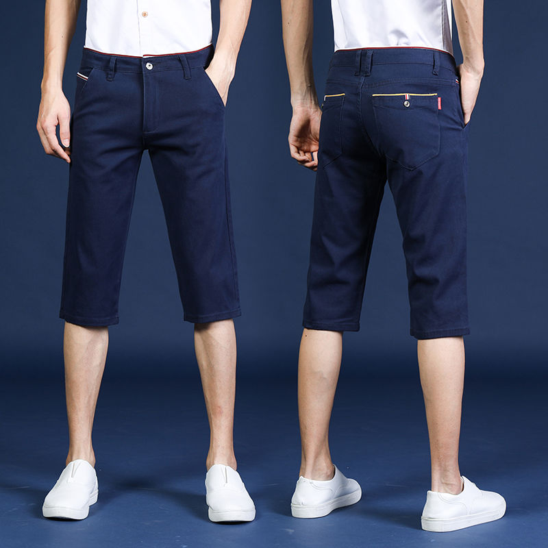 Quần lửng kaki BEFOYI S4170769 dài 3/4 thời trang công sơ cho nam