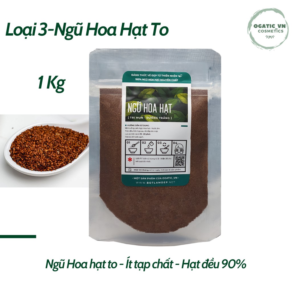 1Kg Ngũ hoa hạt cao cấp loại 1 ( hạt ngũ hoa, hạt đình lịch ) - Handmade | BigBuy360 - bigbuy360.vn