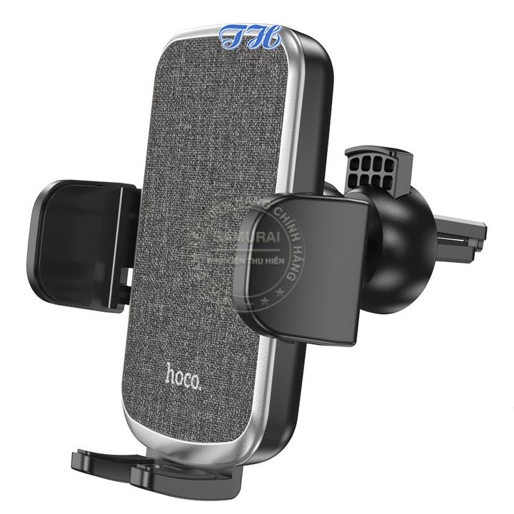 Giá đỡ điện thoại gắn cửa gió xe hơi hoco CA94 bọc vải sang trọng