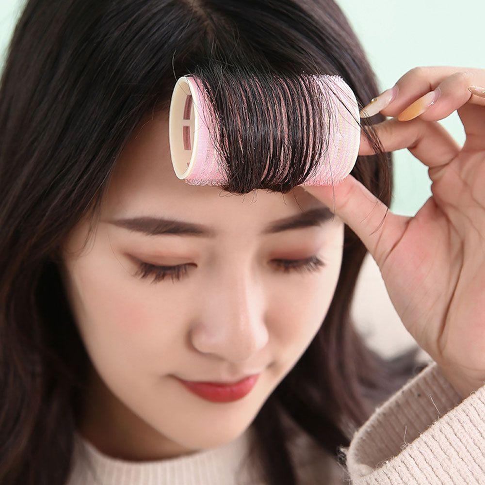 Mengxuan Lô Uốn Tóc Mái Bằng Nhựa Nhiều Kích Cỡ Cho Nữ