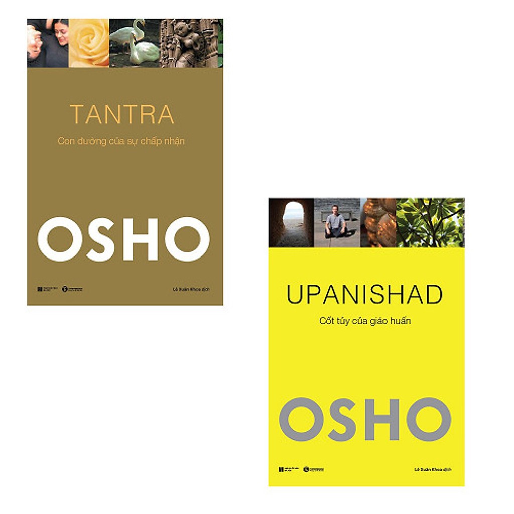 Sách Thái Hà - Combo 2 Cuốn Osho : Tantra - Upanishad