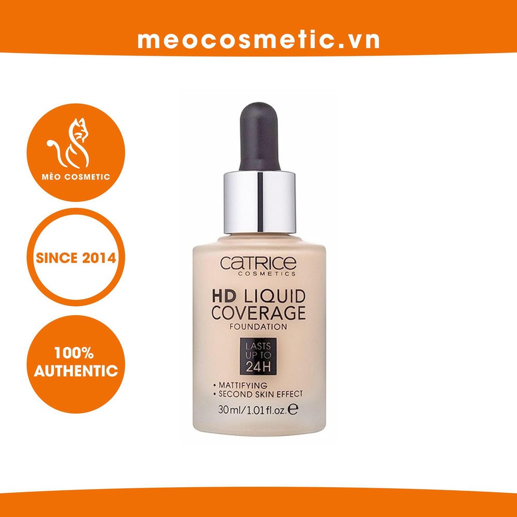 Kem Nền Catrice HD Liquid Coverage Foudation Lasts Up To 24H