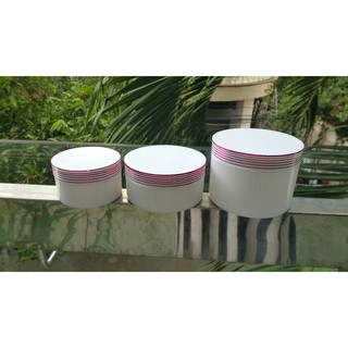 Hũ đựng kem body 100gr-400gr sọc tím
