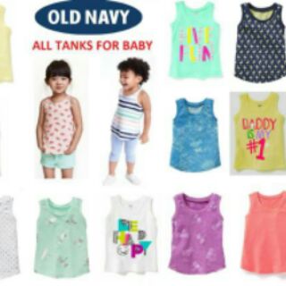 Set 5 Áo 3 lỗ Bé gái Old Navy