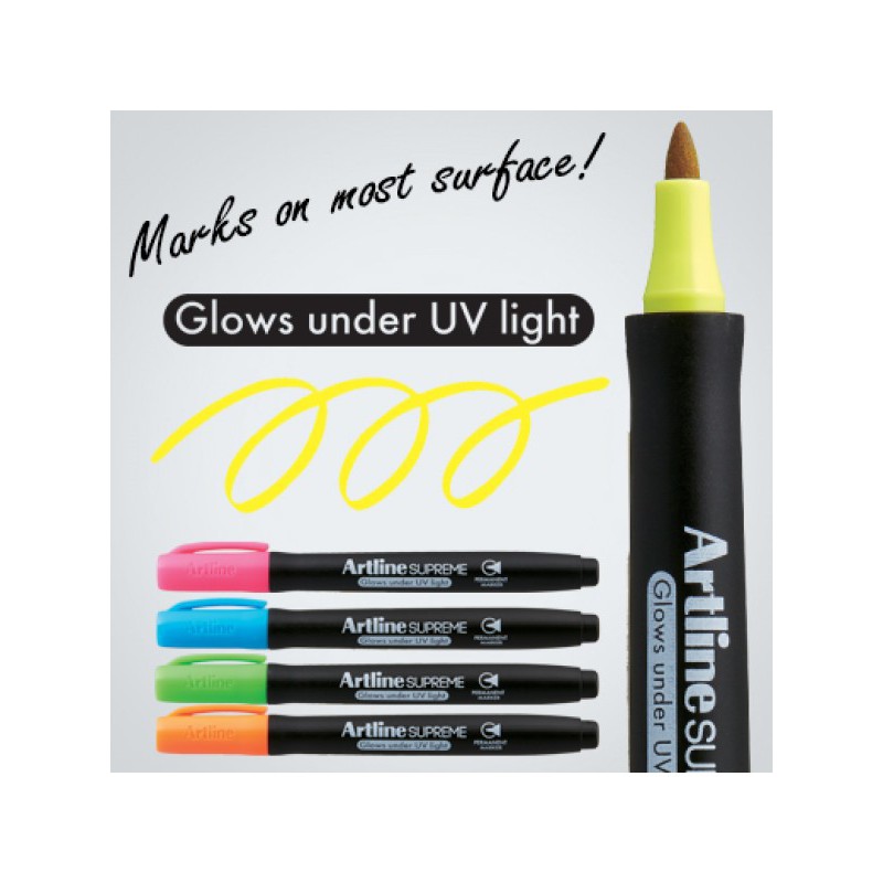 Bút phát sáng UV Artline EPF-700UV - Màu vàng (Yellow)