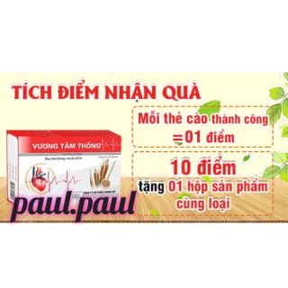 Vương Tâm Thống - Tốt cho tim mạch - Mua 10 tặng 1 bằng tem tích điểm