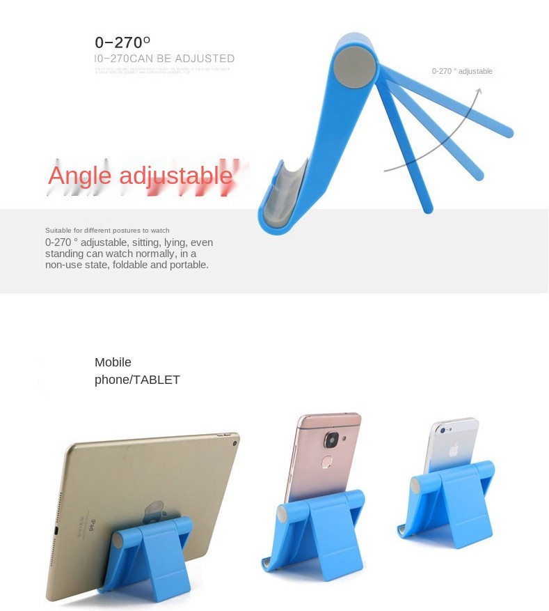 Universal Phone Holder Angle Adjustable Desk Phone stand Portable Mobile/Pad Stand