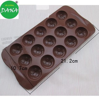 Khuôn silicon 15 mặt cười