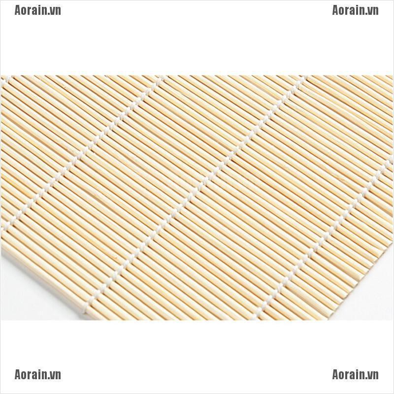 Thảm Cuộn sushi Bằng Tre Kích Thước 24X24Cm