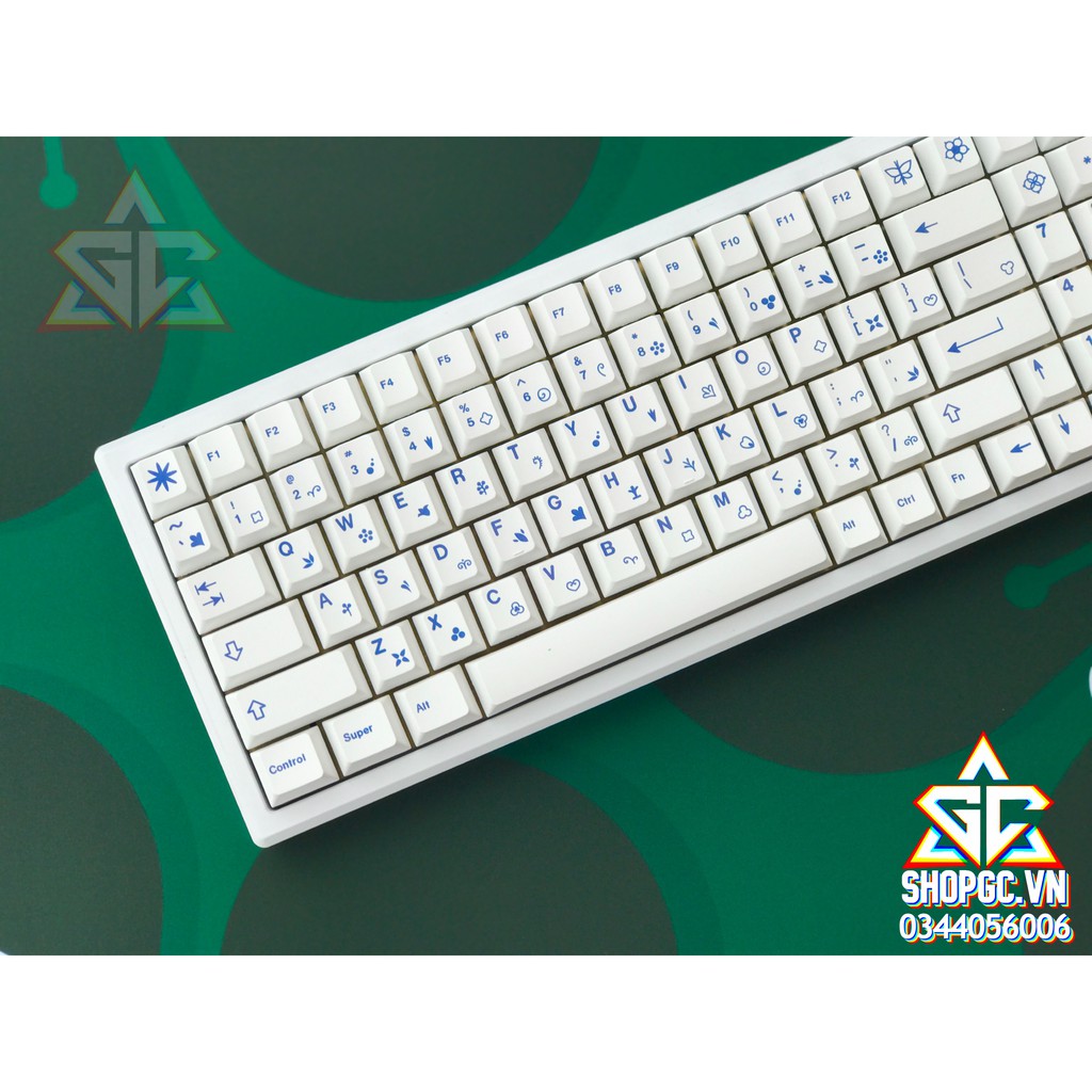 Keycap Delfware 127 nút bàn phím cơ nhựa PBT