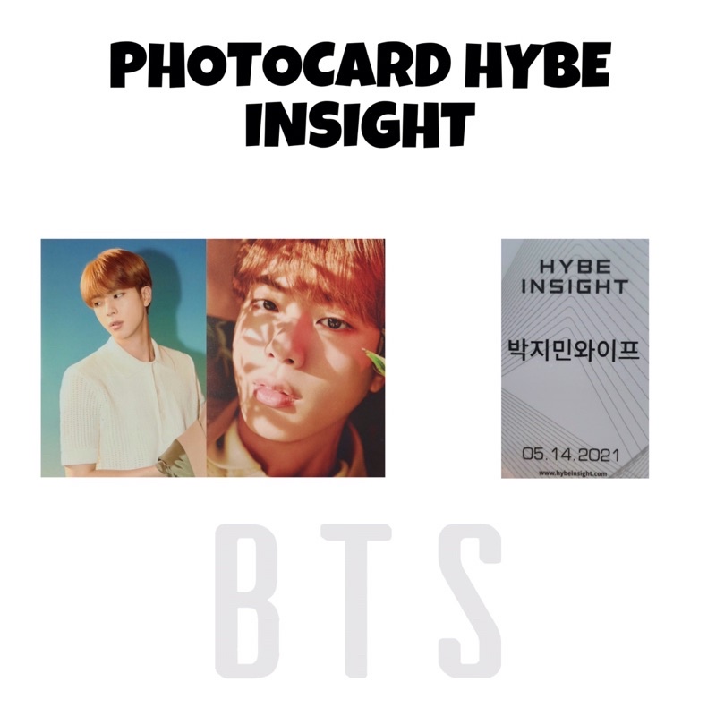 (UNOFF) SET 2 CARD HYBE INSIGHT 2021 NHÓM NHẠC BTS