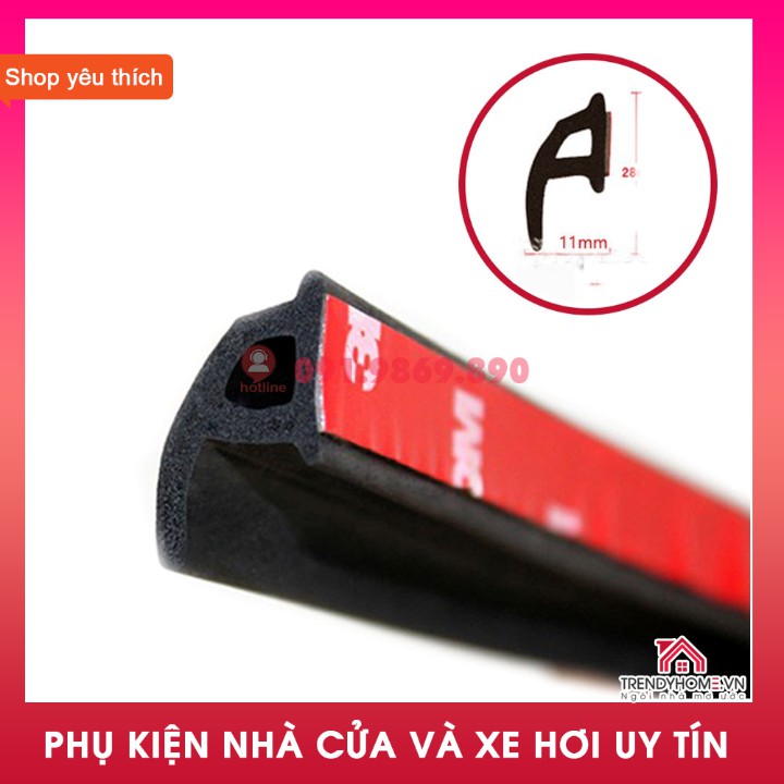 Gioăng cao su chữ P chống bụi chống ồn cho xe hơi