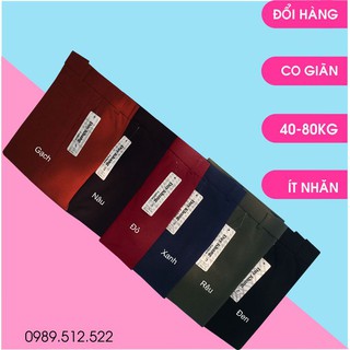 QUẦN TÂY NỮ, đến 80kg, CO GIÃN 4 CHIỀU( HÀNG VKXK, Khóa thật , có ủi ly, ít nhăn)