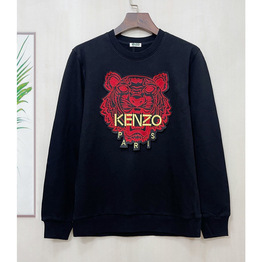 Áo sweater cotton Tay Dài Thêu Họa Tiết Mới Mẻ Thời Trang Thu Đông 2022 Size S-4XL