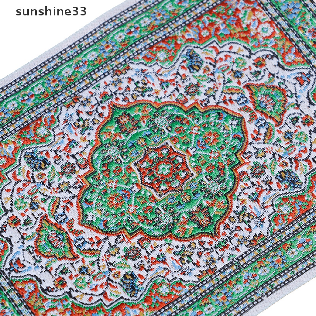 SU 1:12 Dollhouse miniature turkish style area rug for dolls house decorate n