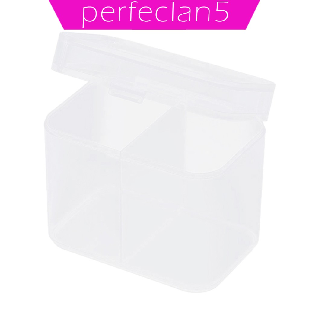 [Hàng mới về] Hộp đựng bông tẩy trang và khăn lau móng tay gồm 2 ngăn tiện dụng perfeclan5 | BigBuy360 - bigbuy360.vn