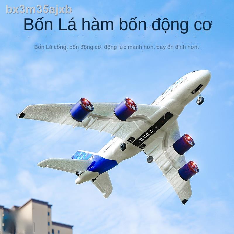 ☑ □ Mô hình máy bay điều khiển từ xa ba kênh cánh cố định Máy bay chở khách máy bay lượn Airbus A380