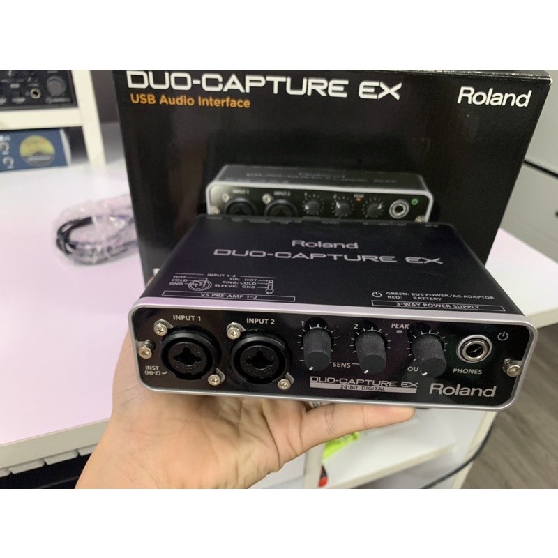Soundcard Roland Duo-Capture Ex (Roland Ua22) Likenew