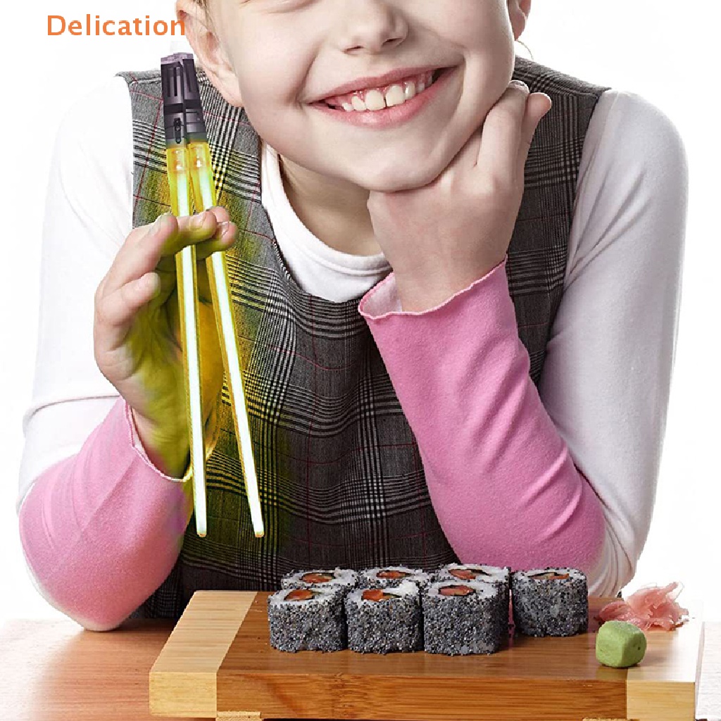 [Delication] Đũa Muỗng Đũa Có Đèn Phát Sáng Ban Đêm