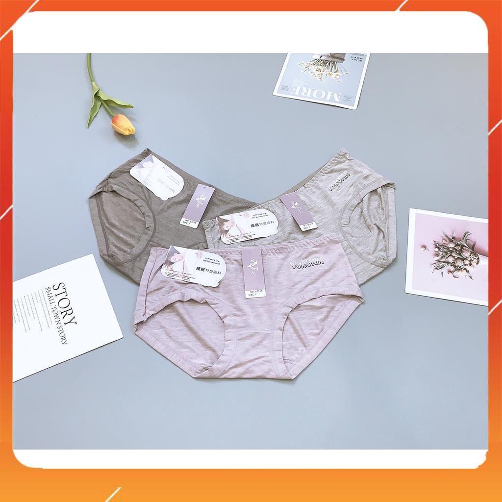 Quần lót nữ cotton thô cao cấp kháng khuẩn thấm hút mồ hôi siêu mát tag Voronin Q2203